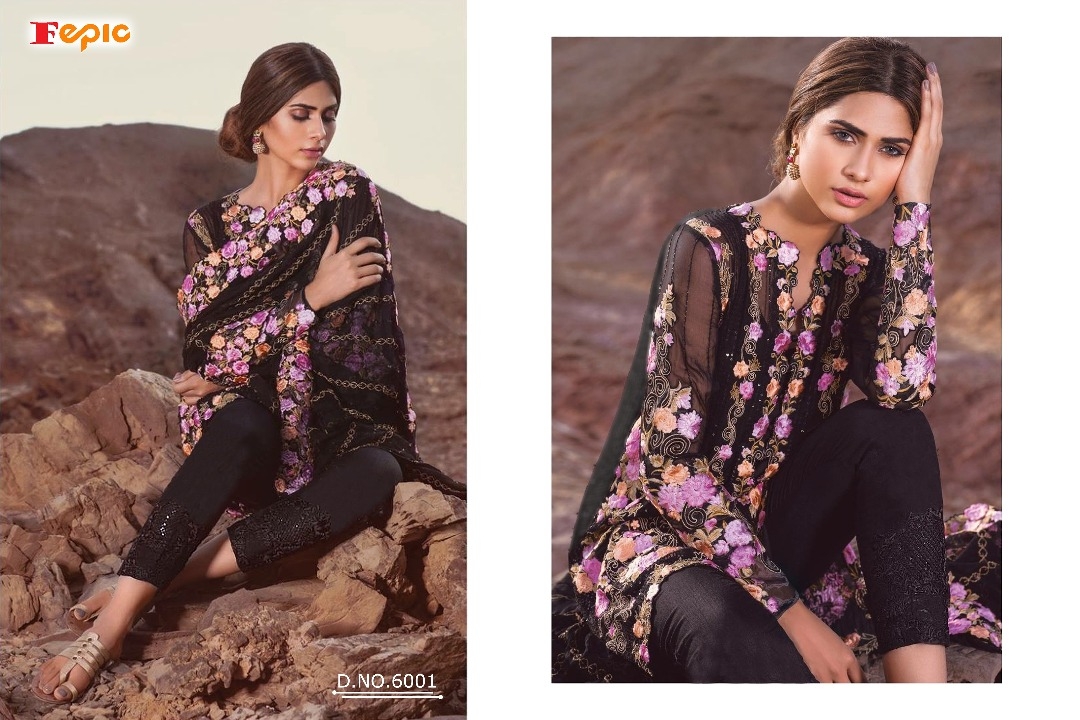 FEPIC Rosemeen eid collection 6001 Salwar Kameez Georgette Singles