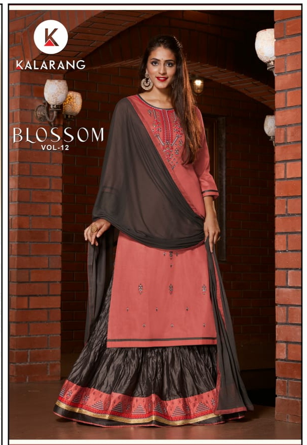 Kalarang blossom vol 12 gorgeous stylish look beautifully designed Salwar suits