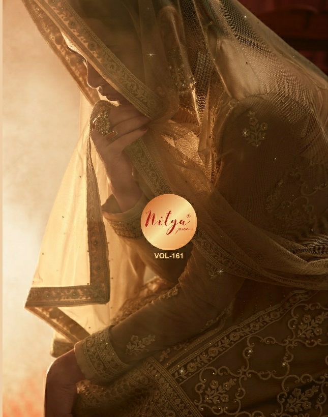 Lt fabrics nitya vol 161 beautiful wedding Wear Designer sharara salwar Kameez Collection