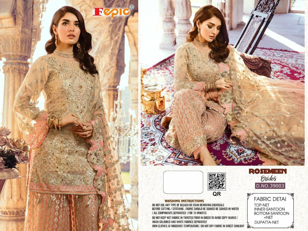 FEPIC Rosemeen Brides 39003 Salwar Kameez Net Singles