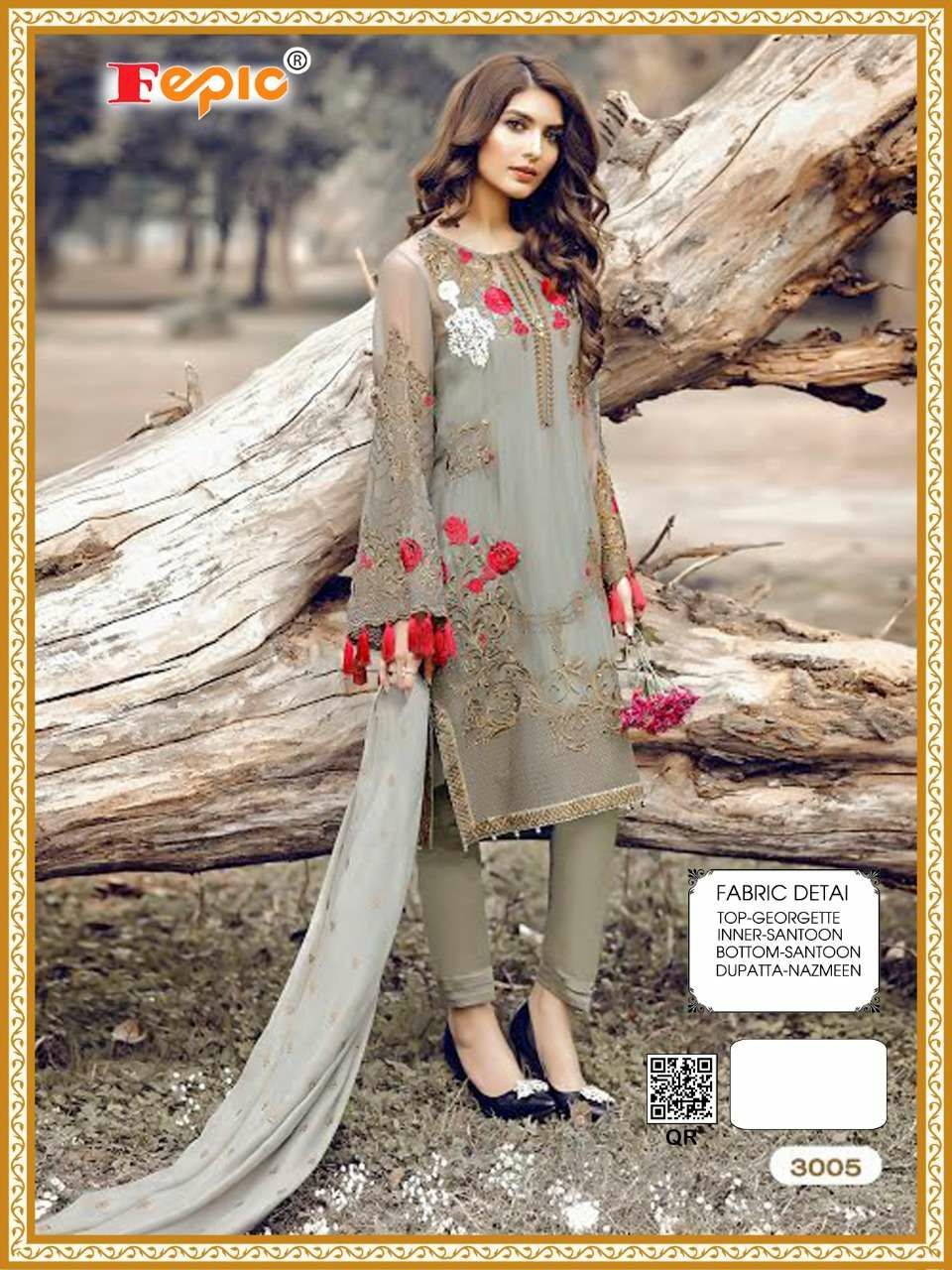 FEPIC rosemeen 3005  Salwar Kameez Georgette Singles