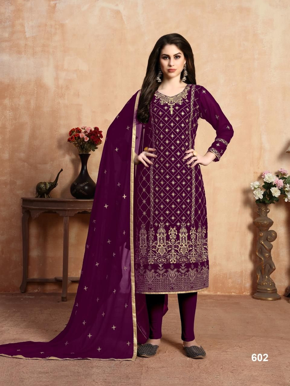 dani Aanaya  602 Salwar Kameez Faux Georgette Singles