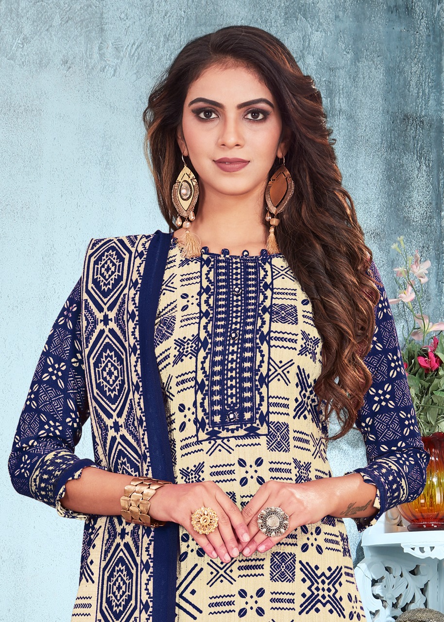 bipson season 1160 pasmina decent look dupatta Pashmina Shawl Print salwar suit catalog