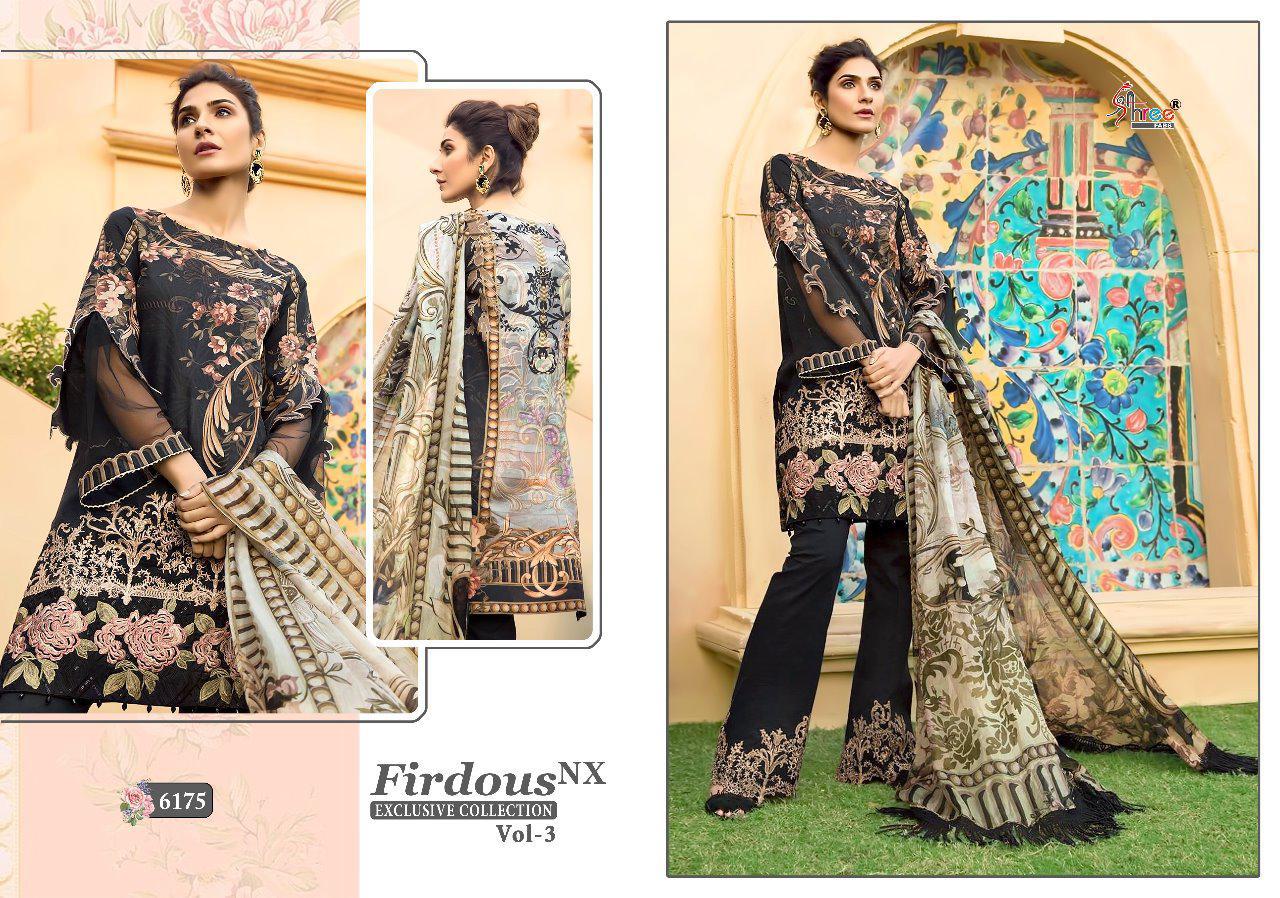 Shree Fab  firdous nx v 3 6175   Cotton Dupatta Salwar Suit