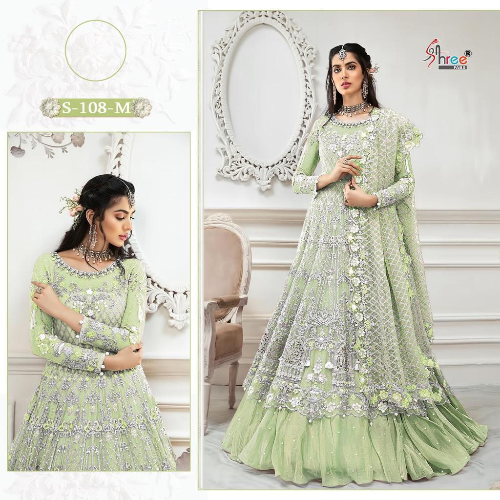 shree fabs S 108 M Salwar Kameez Georgget Singles