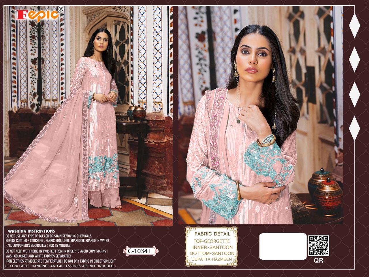 FEPIC FEPIC 1034 I SINGLE  Salwar Kameez Georgette Singles