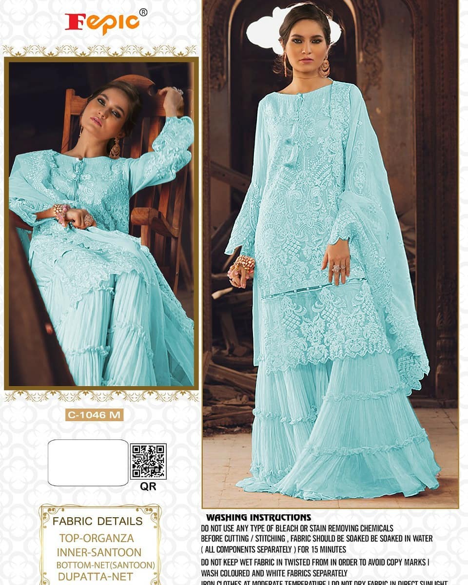 FEPIC  FEPIC 1046 M SINGLE  Salwar Kameez Georgette Singles