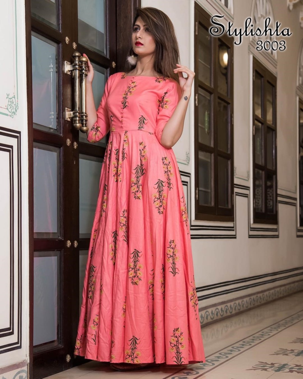 Stylishta Stylishta 3003 Kurti Maslin Singles