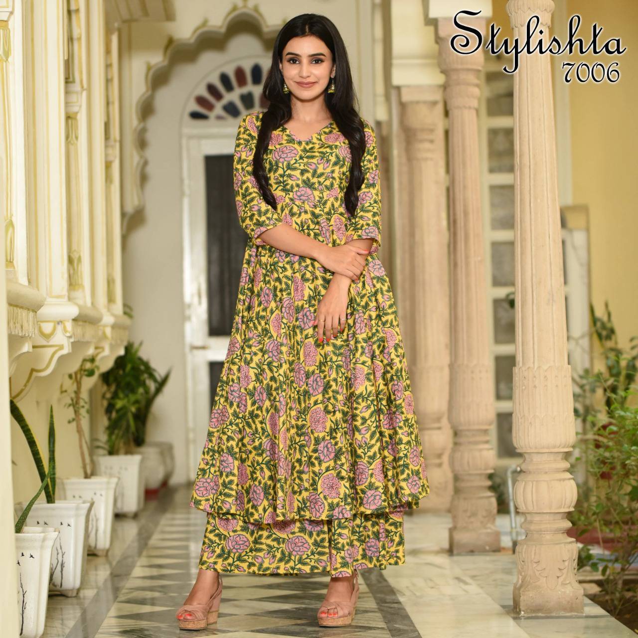 Stylishta Stylishta 7006 Kurti Maslin Singles