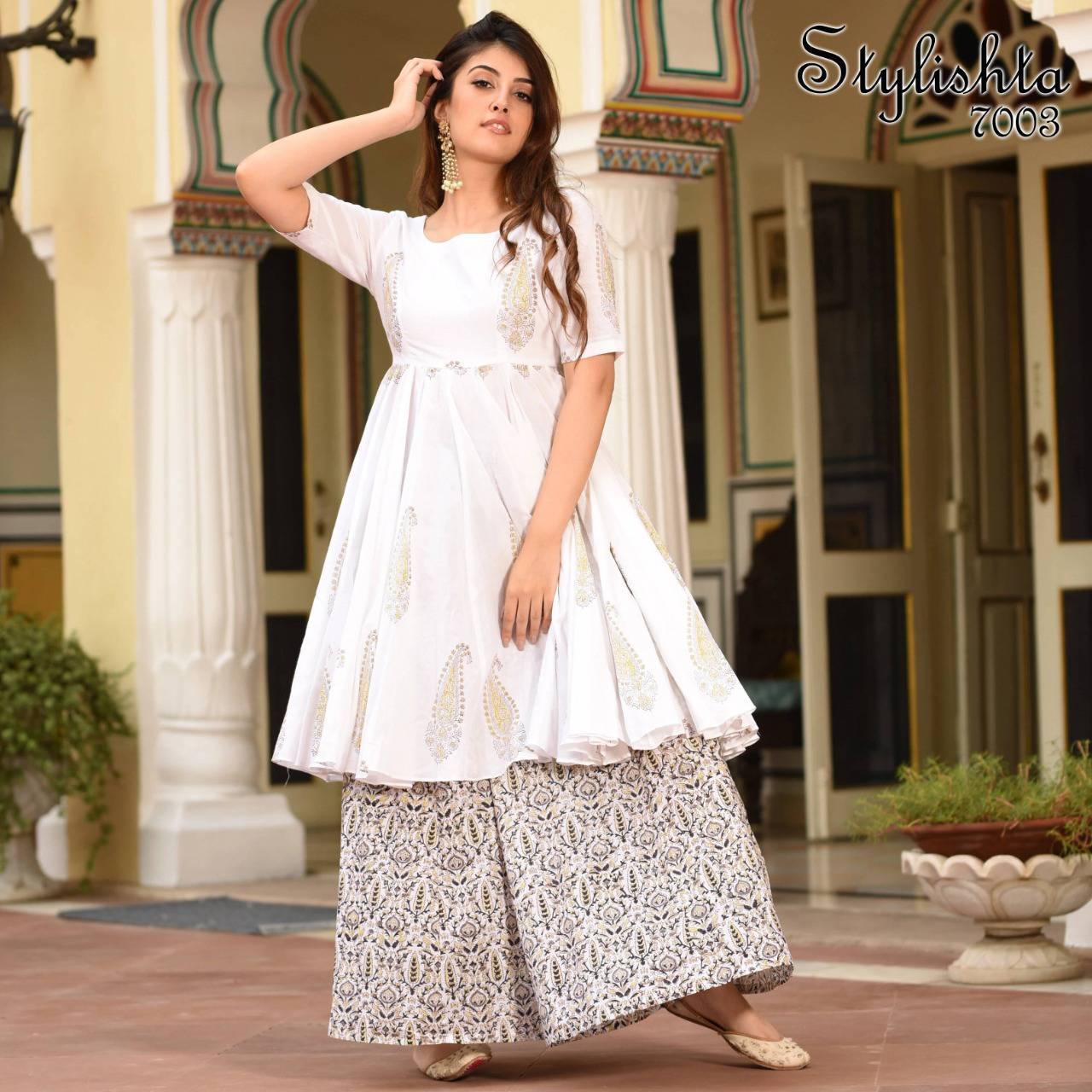 Stylishta Stylishta 7003 Kurti Maslin Singles