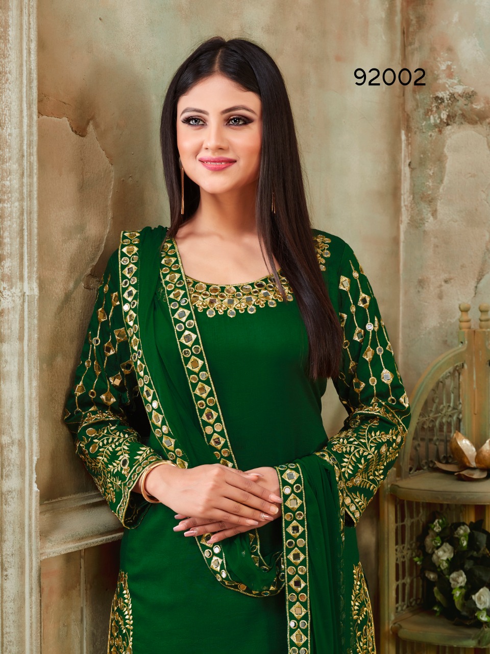 dani aanaya 92000 vol 92 silk authentic fabric salwar suit catalog