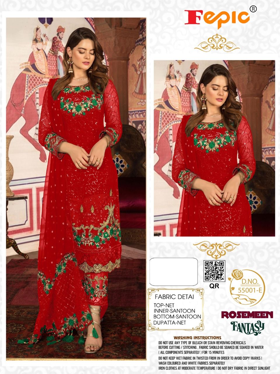 FEPIC FEPIC 55001 E SINGLE  Salwar Kameez Georgette Singles