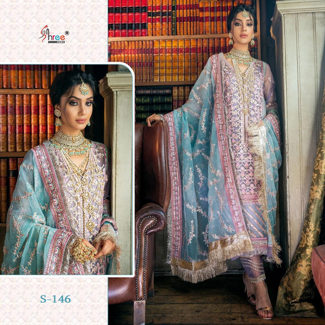 shree fab S 146 Salwar Kameez Georgget Singles