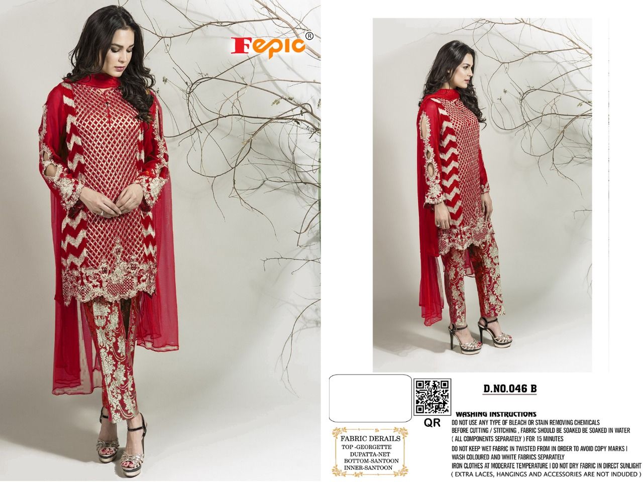 FEPIC FEPIC 0046 B SINGLE  Salwar Kameez GEORGETTE Singles