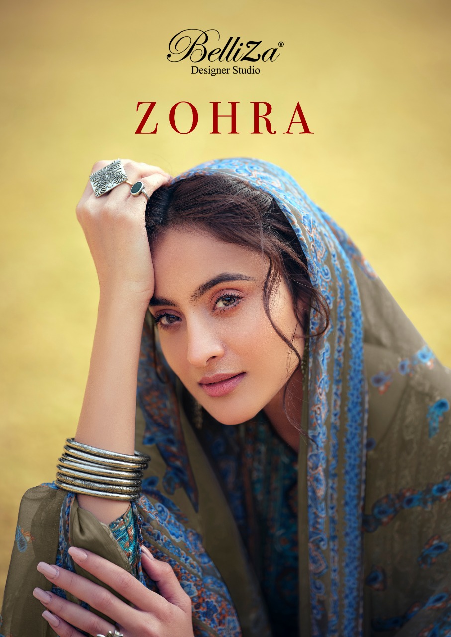 belliza designer studio zohra cotton attrective print salwar suit catalog