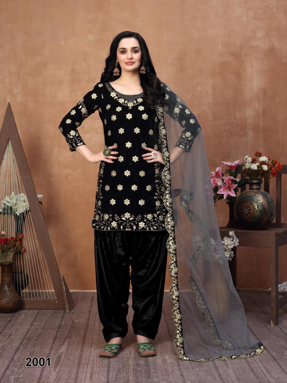 dani Twisha 2001 Salwar Kameez Velvet Singles