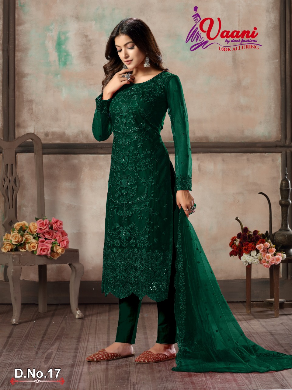 dani Vaani 17 Salwar Kameez NET Singles