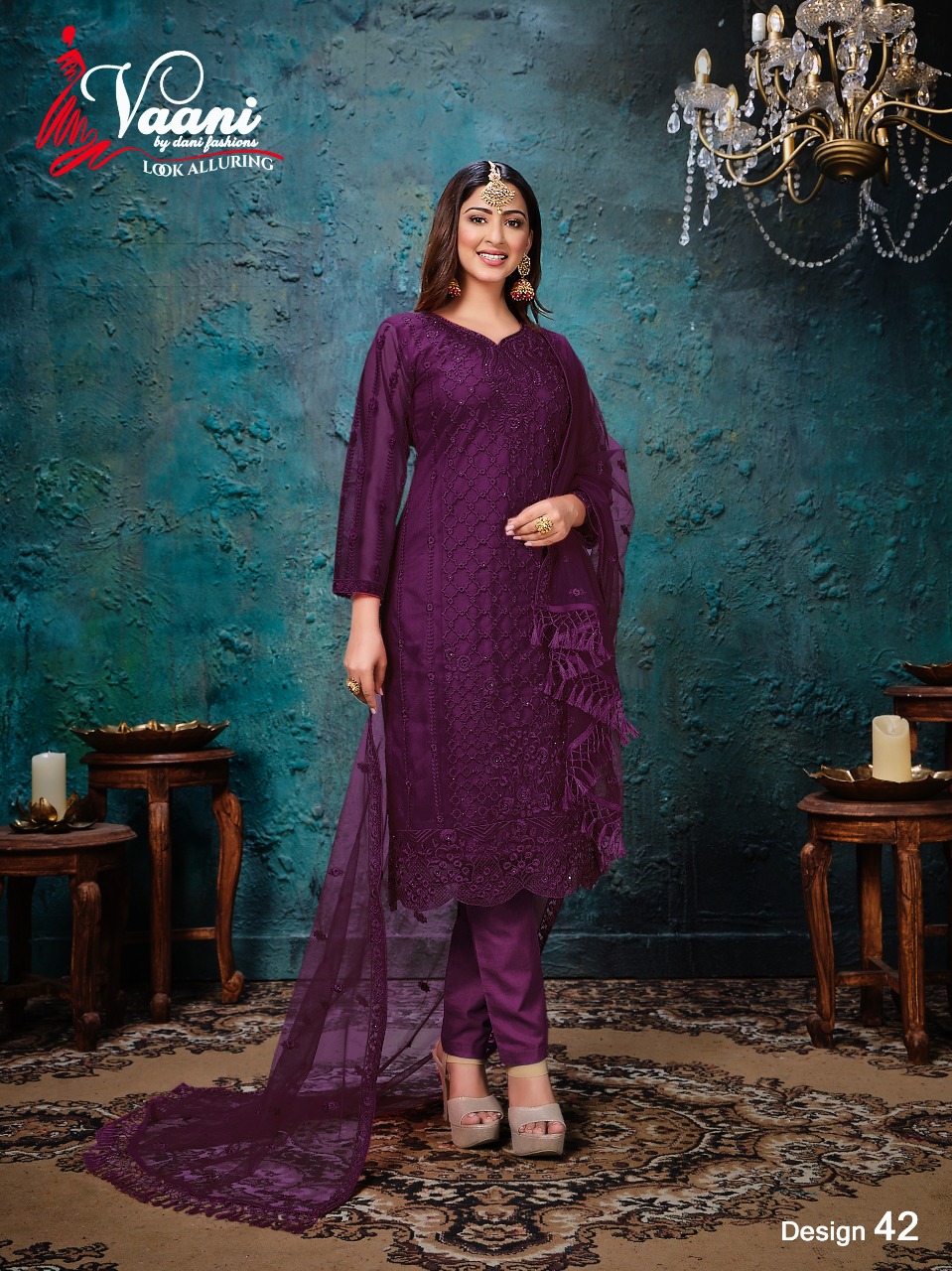 dani Vaani 42 Salwar Kameez Net Singles