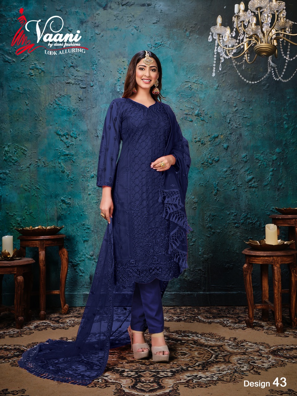 dani Vaani 43 Salwar Kameez Net Singles