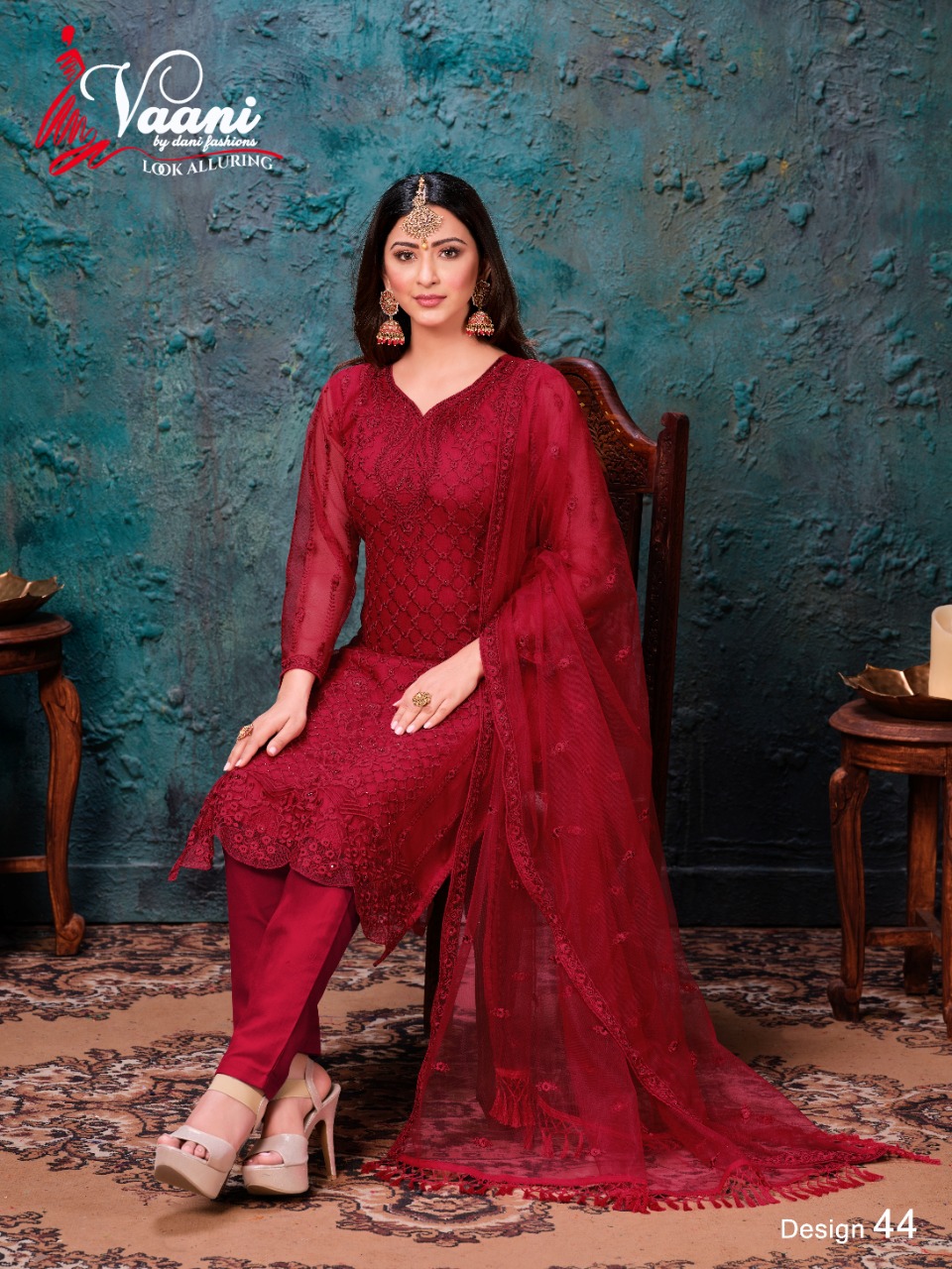 dani Vaani 44 Salwar Kameez Net Singles