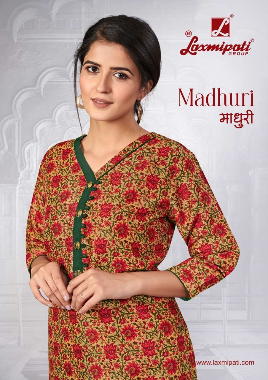 laxmipati madhuri poly cotton  exclusive print kurti catalog