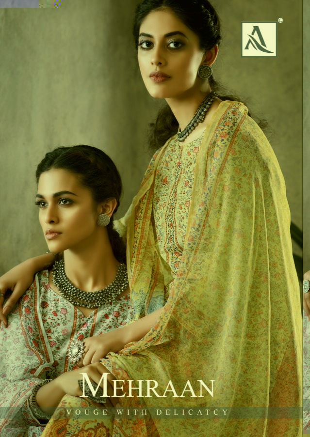 alok suit mehraan muslin exclusive print salwar suit catalog