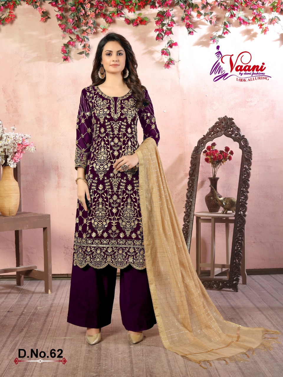 dani Vaani 62 Salwar Kameez Fox georgeete Singles