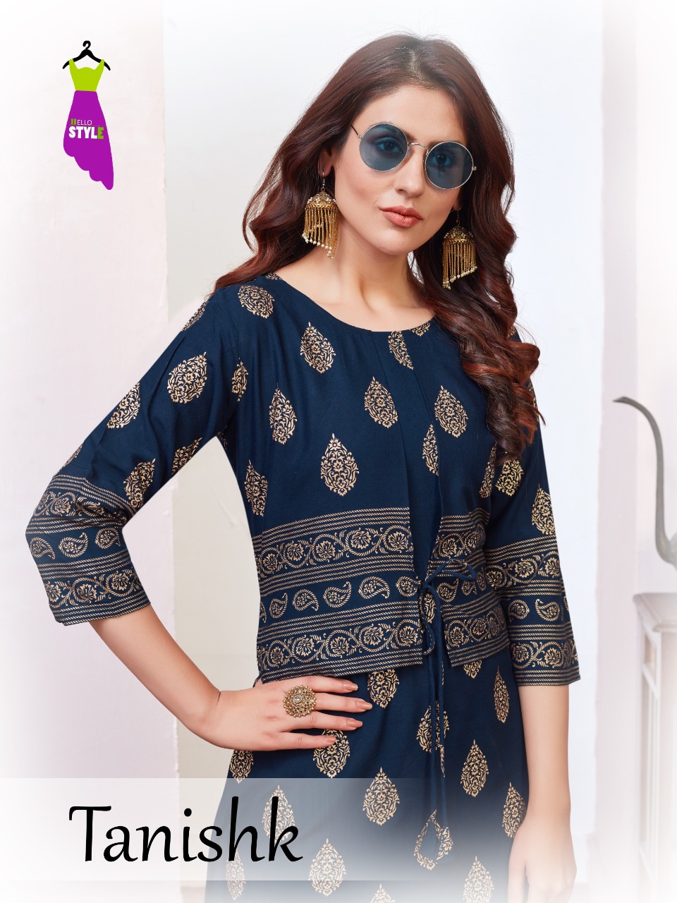 hello style tanishk rayon innovative style kurti catalog