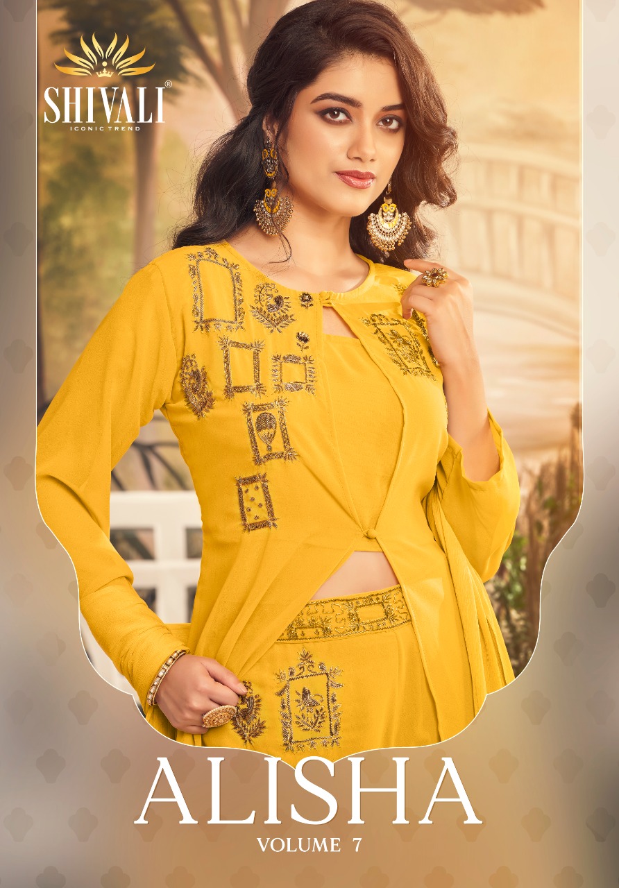 shivali alisha vol 7 fancy astonishing stylish kurti with pant catalog