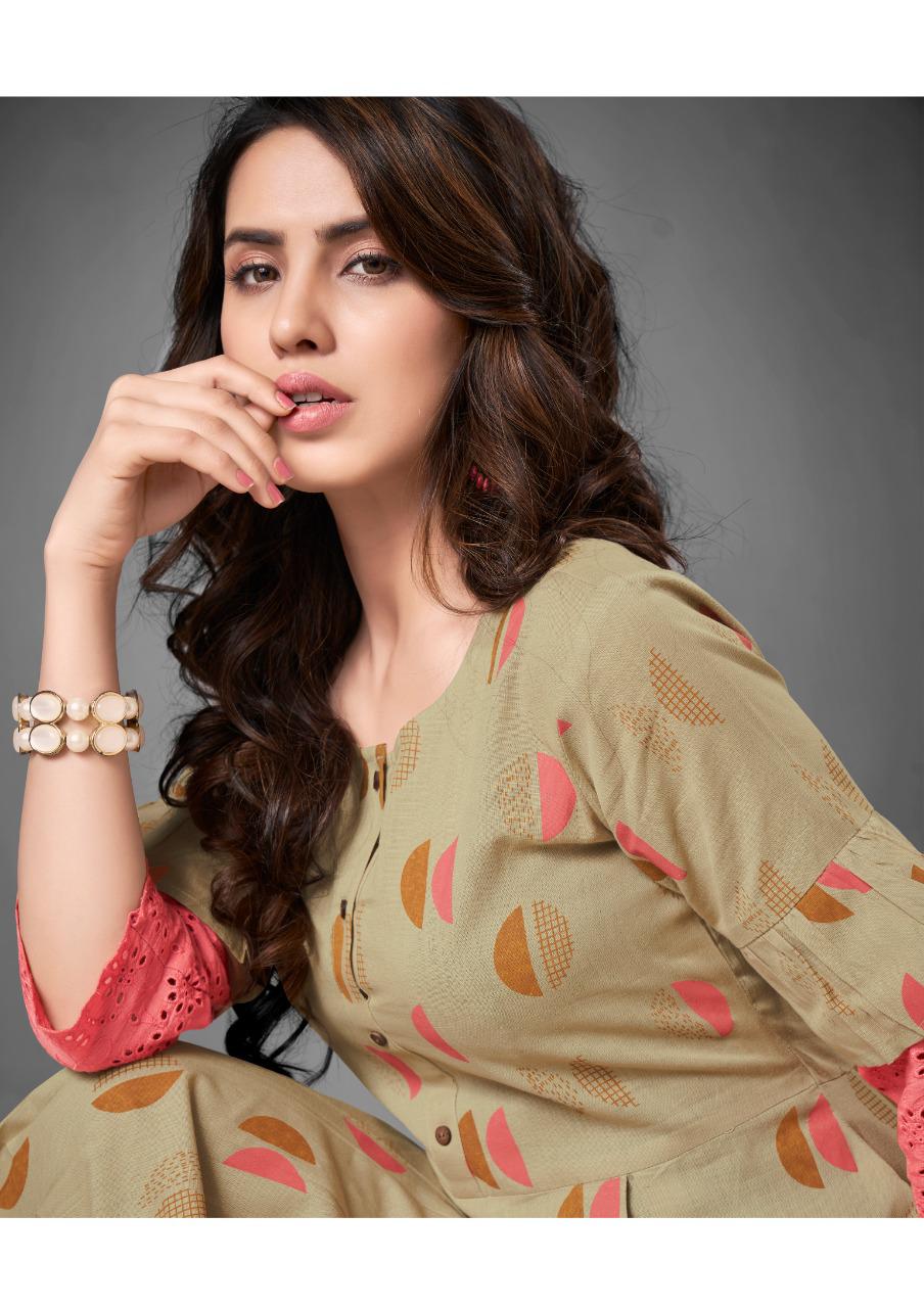 vink miami cotton attrective look kurti catalog