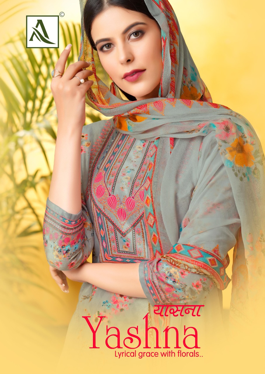 alok suit yashna jam cotton gorgeous look salwar suit catalog