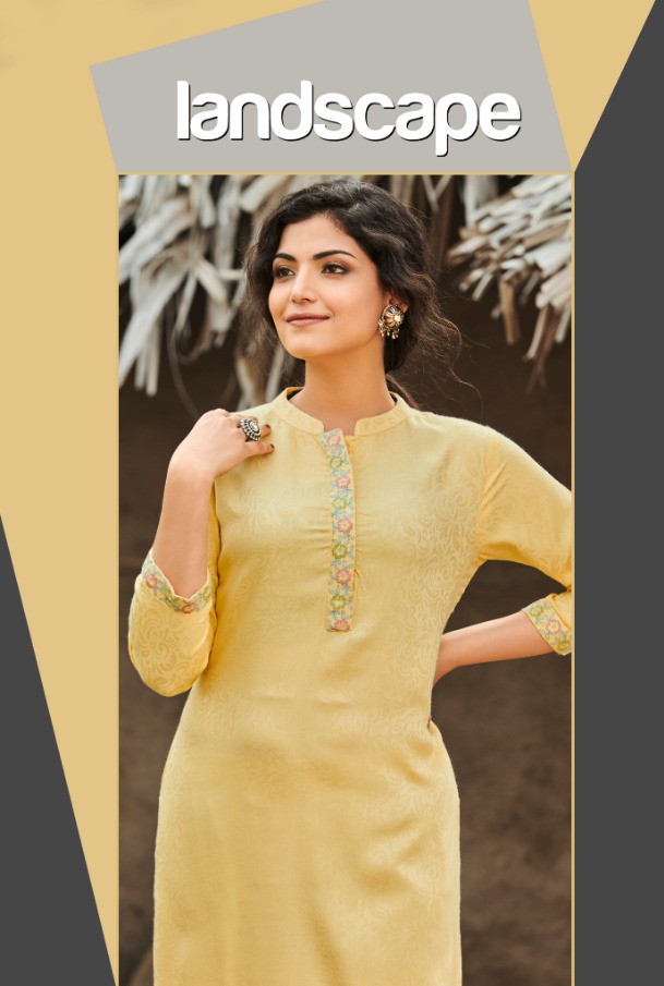 global local landscape rayon catchy look kurti  catalog