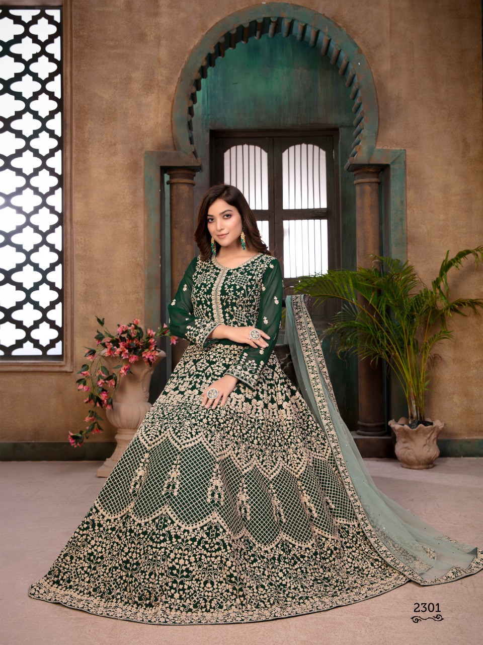 dani Aanaya Vol 123 Faux Georgette heavy embroidery work salwar suit catalog