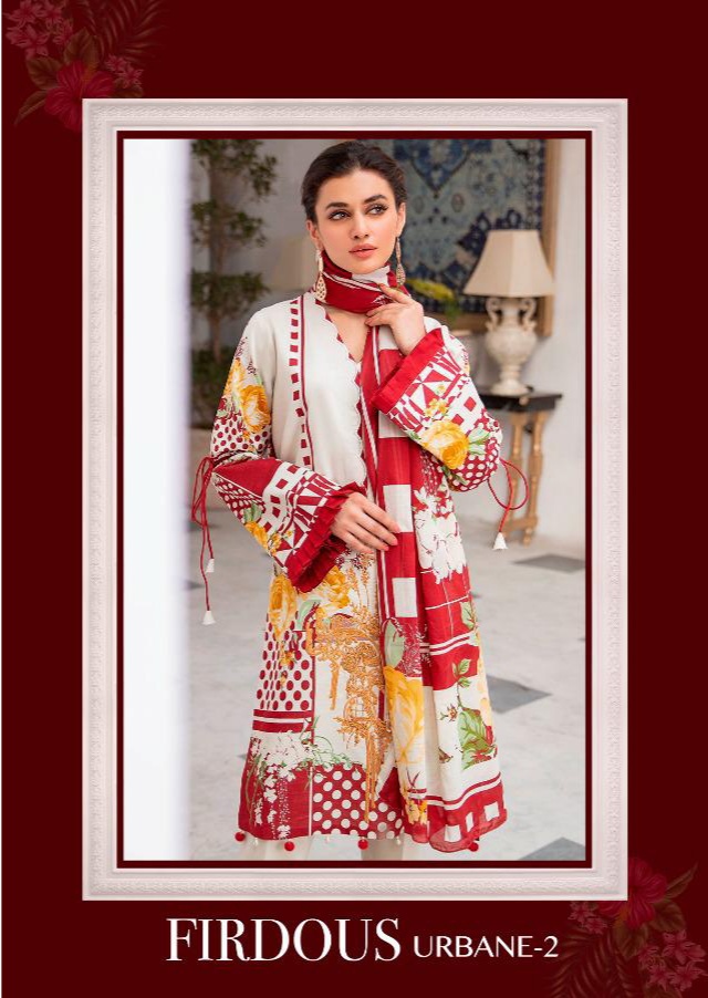 deepsy suit Firdous urbane 2 cotton astonishing print cotton mal mal dupatta salwar suit catalog