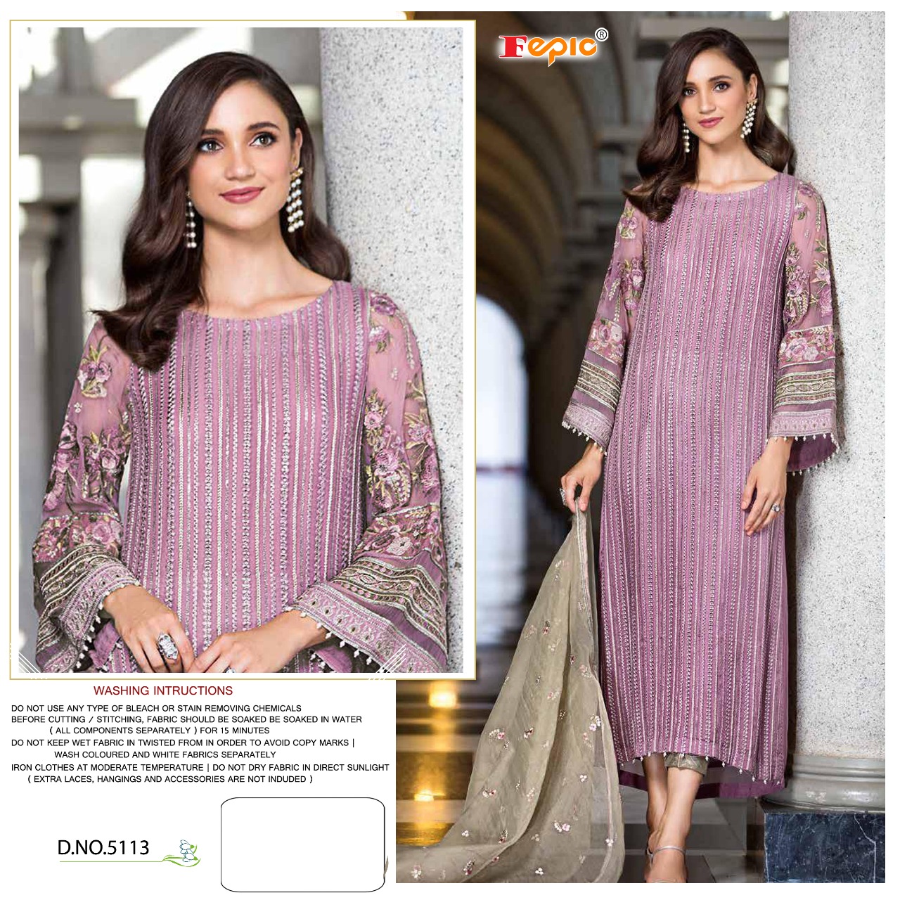 FEPIC Rosemeen  5113  Salwar Kameez Net Singles