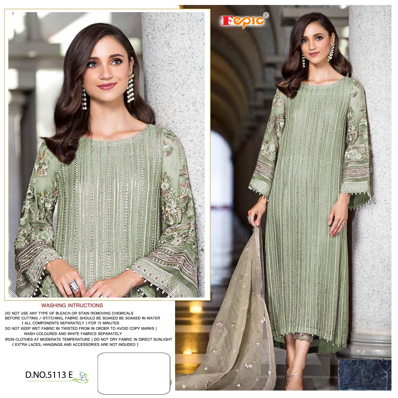 FEPIC Rosemeen  5113 E Salwar Kameez Net Singles