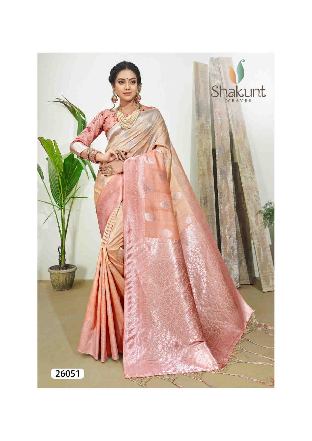 shakunt weaves gulzaar silk digital print elegant look saree catalog