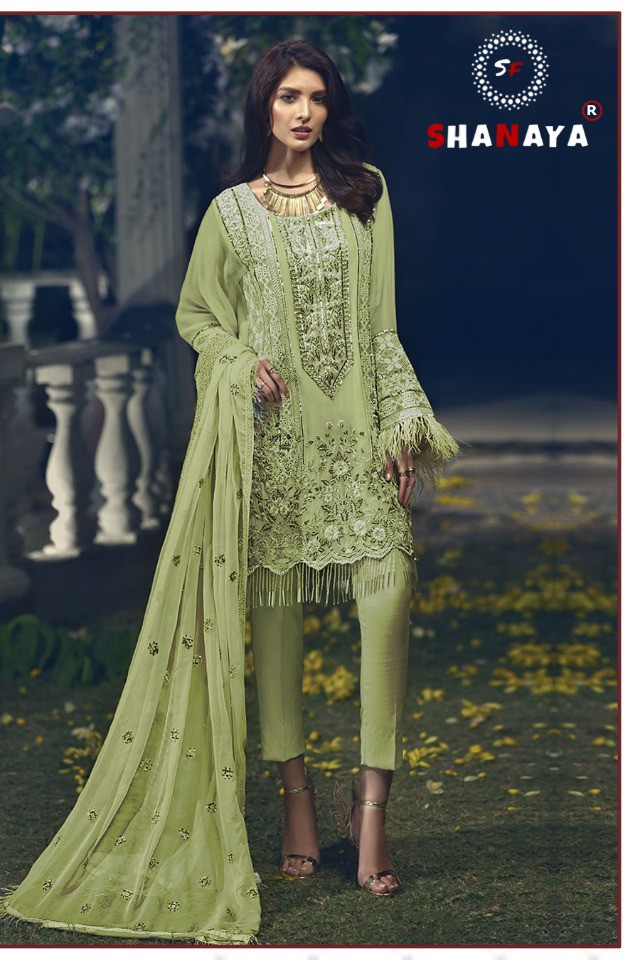 shanaya fashion rose s 43 edition 2 georgeete  decent look salwar suit catalog