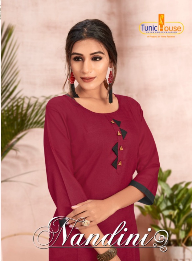 tunic house nandini cotton affordable price kurti catalog