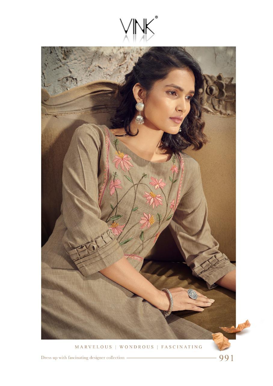 vink venice vol 10 viscose new and modern style kurti with pants catalog