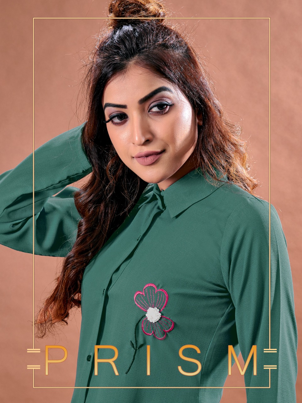 Fashion Galleria prism vol 1 Jentalmen With Hand Embroidery Work modern and stylish look kurti catalog