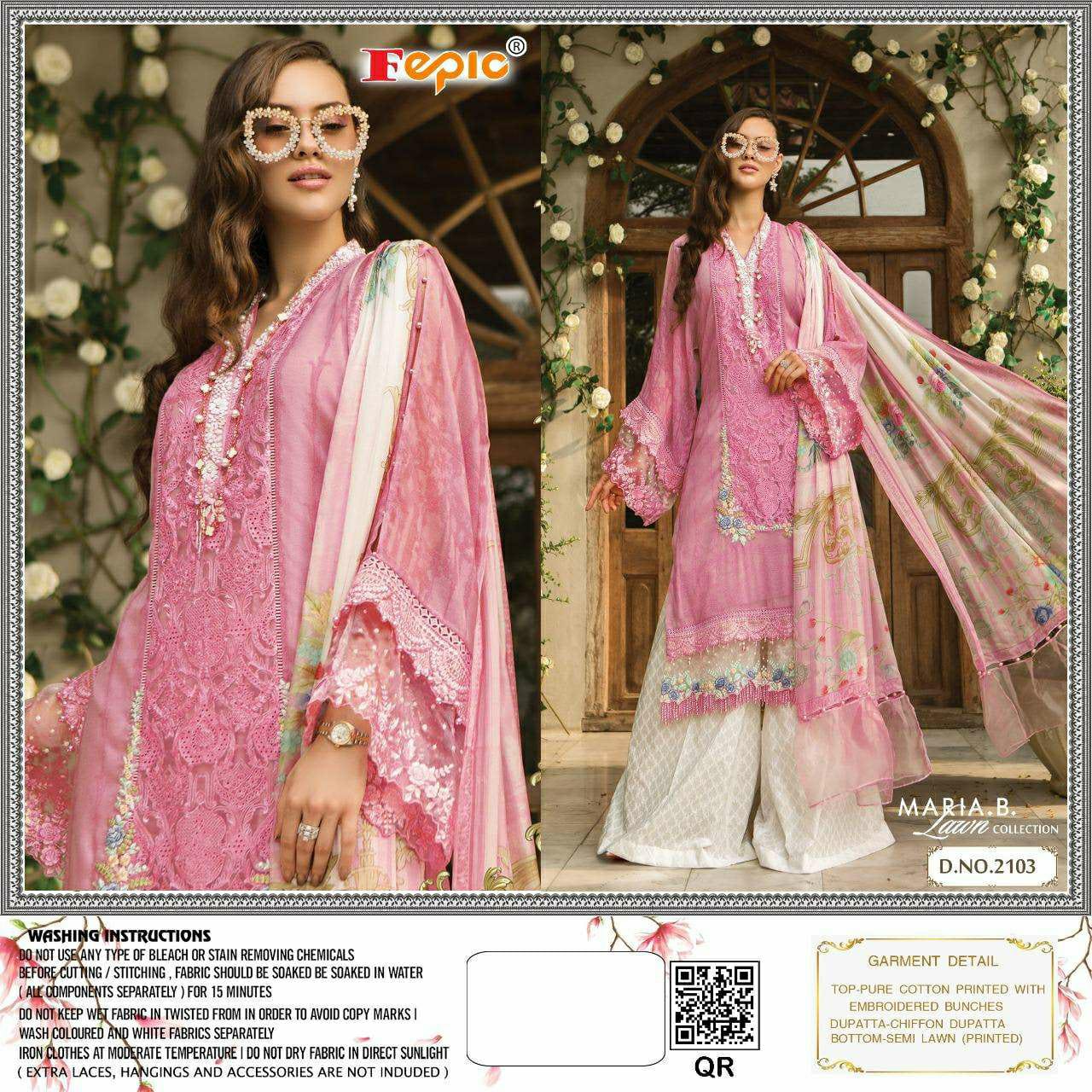 FEPIC  rosemeen 2103  Salwar Kameez Cotton Singles