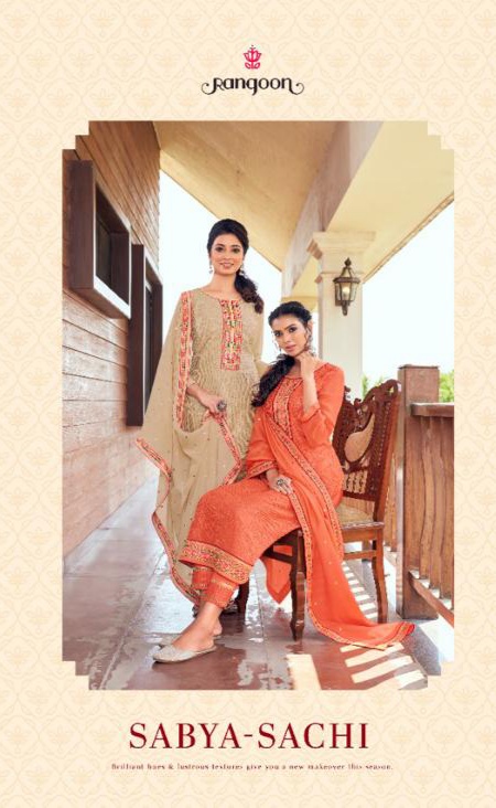 Kessi rangoon sabya sachi bemberg  decent look top bottom with dupatta catalog