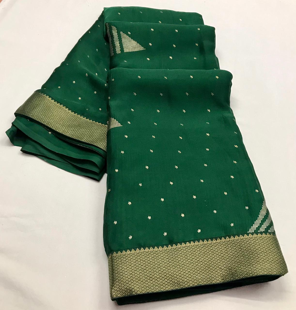 lt kashvi creation teerth moss shiffon decent look saree catalog