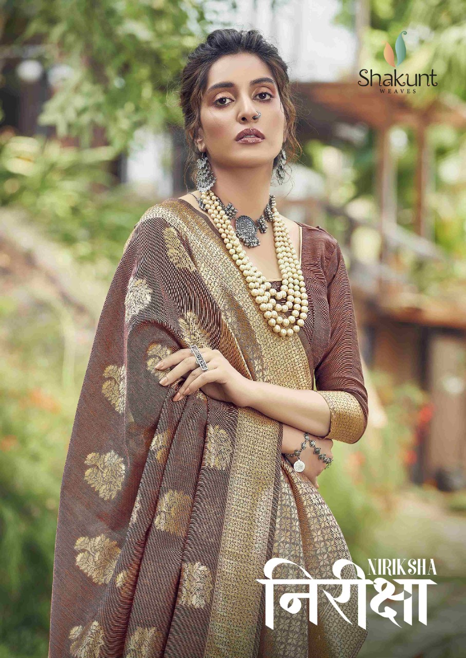 shakunt weaves niriksha cotton astonishing saree catalog