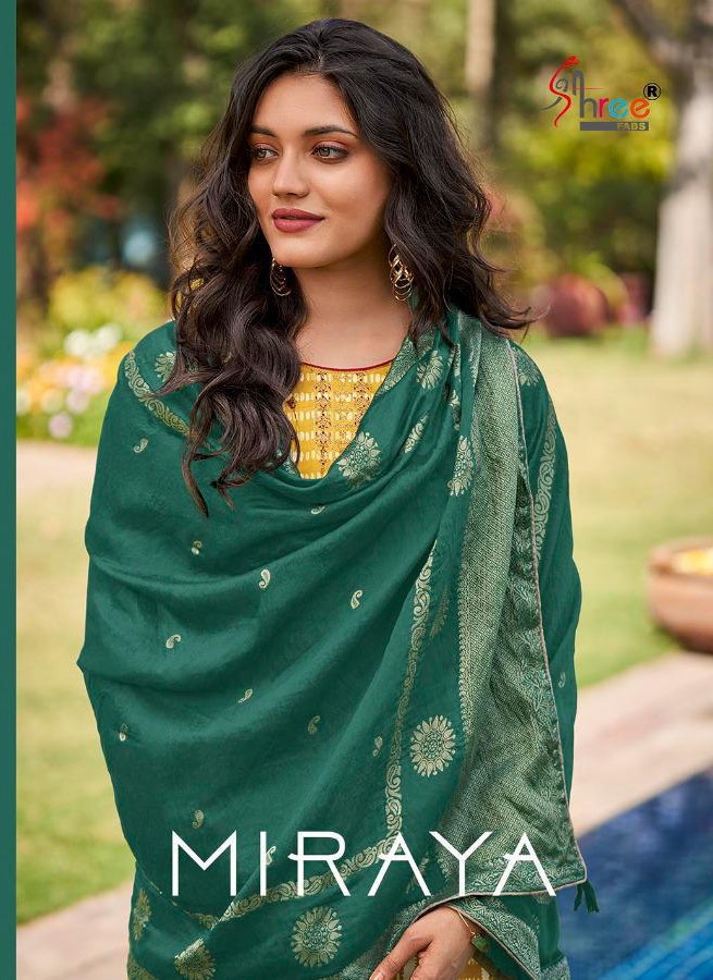 shree fab miraya cotton gorgeous look salwar suit catalog