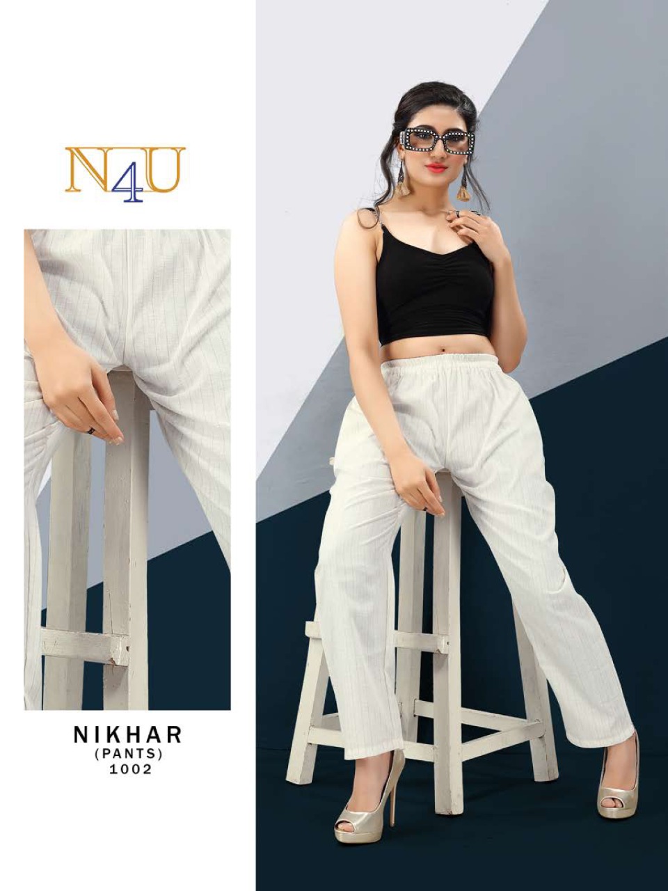 tunic house nikhar nx ninen cotton classic trendy look pant catalog