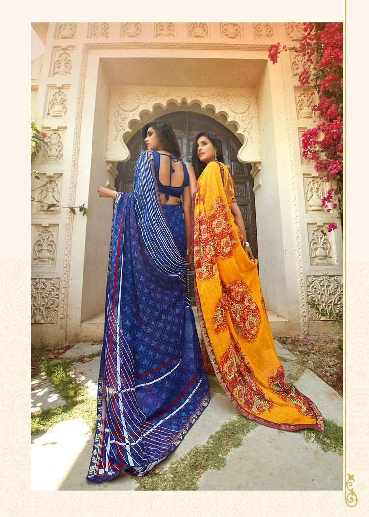 vallabhi prints  weightless regal print saree catalog