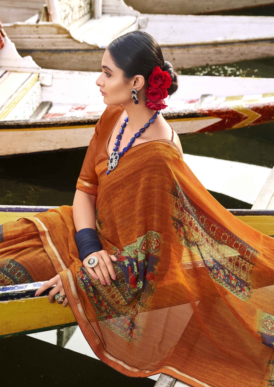 vallabhi prints toofan weightless graceful look saree catalog