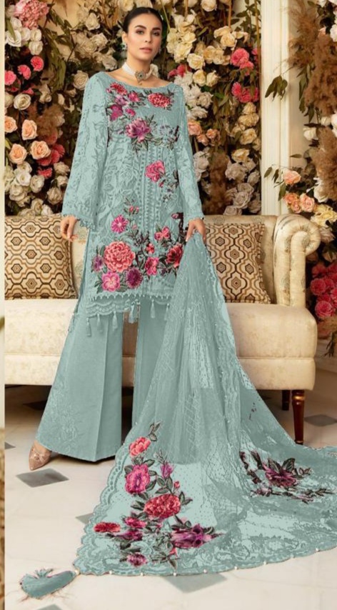 fepic rosemeen  91001 J net classic trendy look salwar suit singal